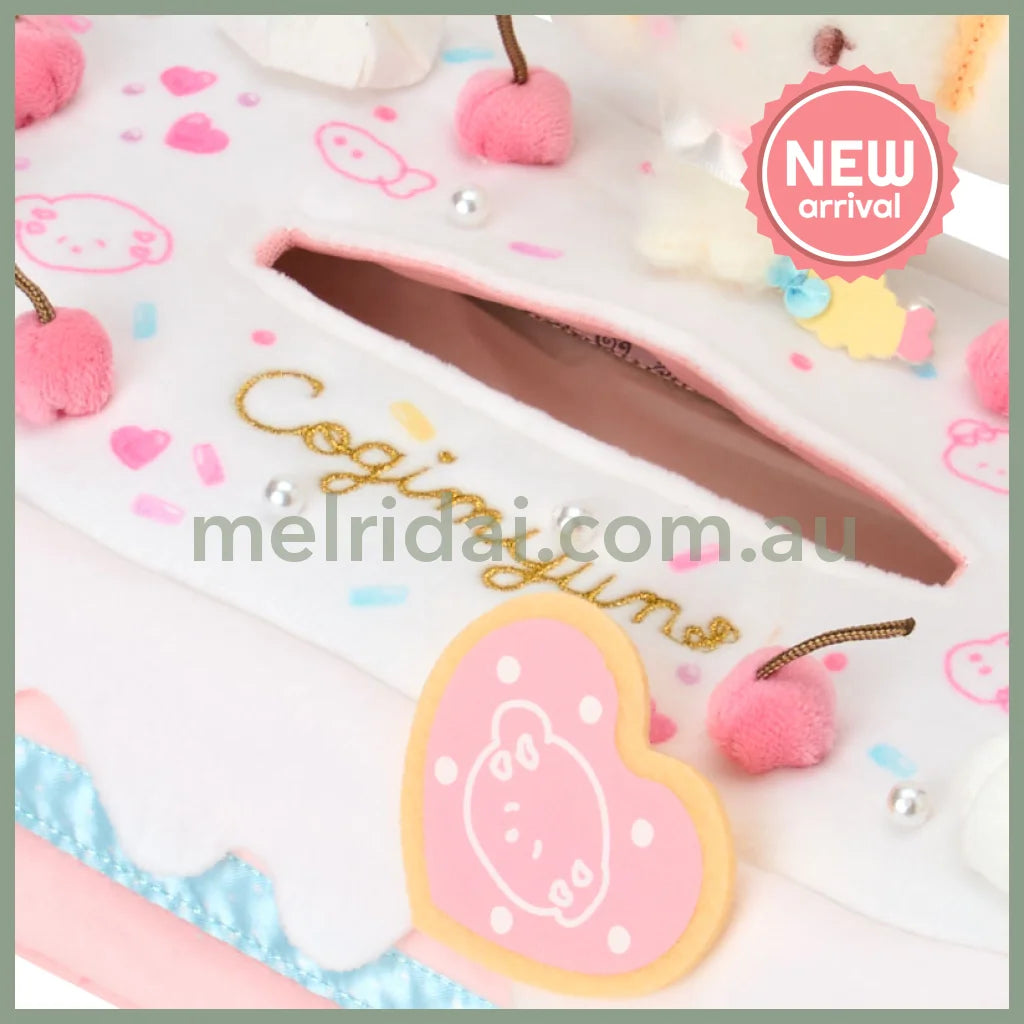 SANRIO | Cogimyun Tissue Box Cover Plush 250×130×165mm (Sweets Party 10th Anniversary)