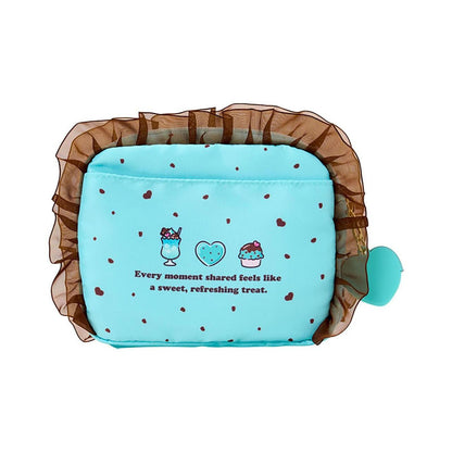 SANRIO | Cogimyun Pouch 19.4 x 14.0 x 5.2cm (Choco Mint Series)