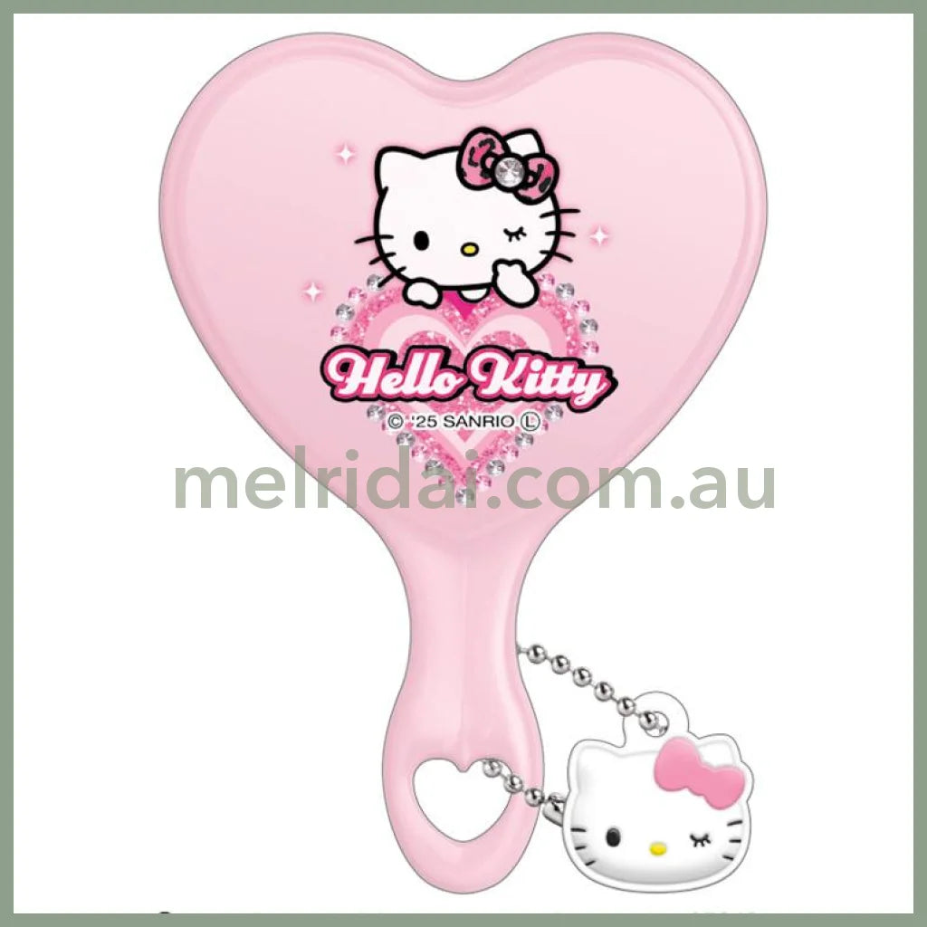SANRIO | Comb & Hair Brush H105×W75×D7mm (Hello Kitty Pink)