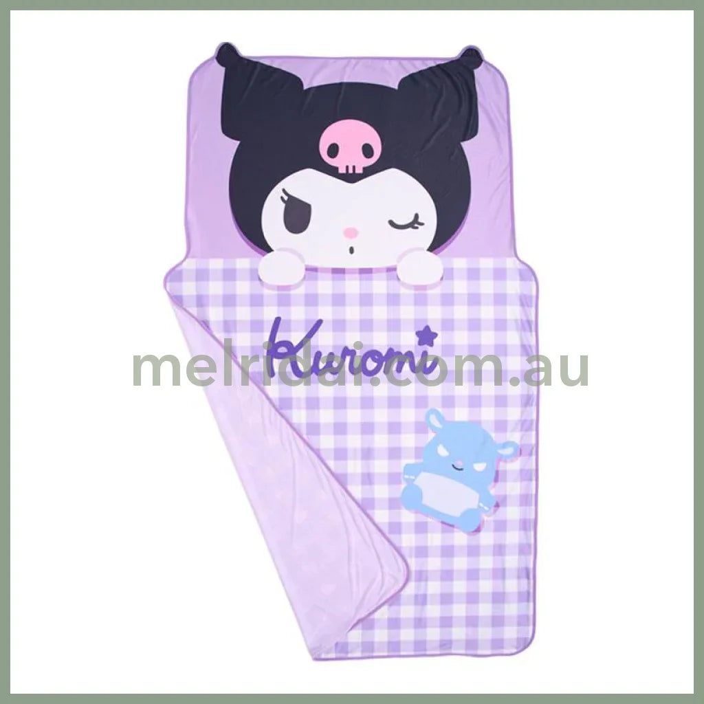 SANRIO | Cool-touch Fabric Nap Blanket 95×160×0.5cm (Kuromi)