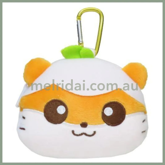 SANRIO | Corocorokuririn Plush Zipper Mascot Mini Pouch with Carabiner 200×110×50mm