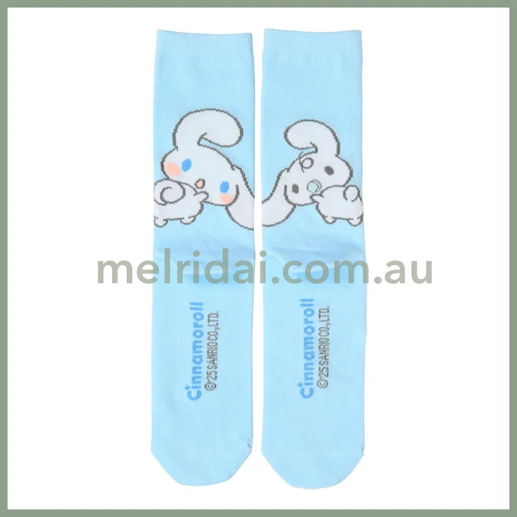 SANRIO | Crew Socks 24cm (Cinnamoroll)