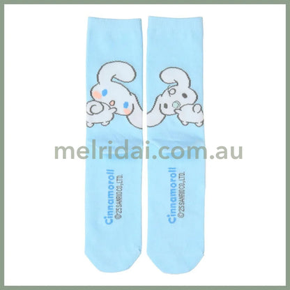 SANRIO | Crew Socks 24cm (Cinnamoroll)