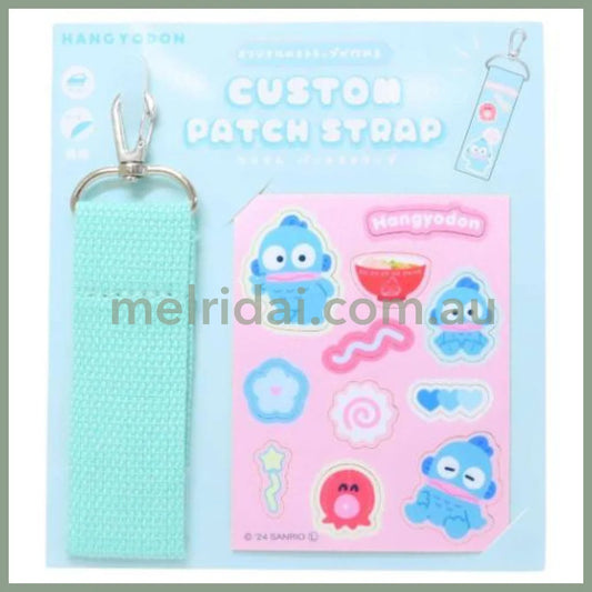 SANRIO | Custom Patch Strap Bag Charm Keychain 8 x 150 x 190mm (Hangyodon)
