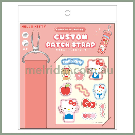 SANRIO | Custom Patch Strap Bag Charm Keychain 8 x 150 x 190mm (Hello Kitty)
