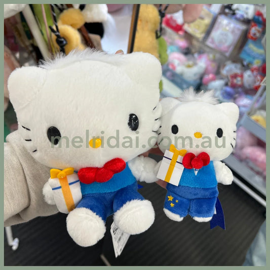Sanrio | Dear Daniel Plush Doll & Mascot Holder Keychain (Hello Kitty 50Th Anniversary)