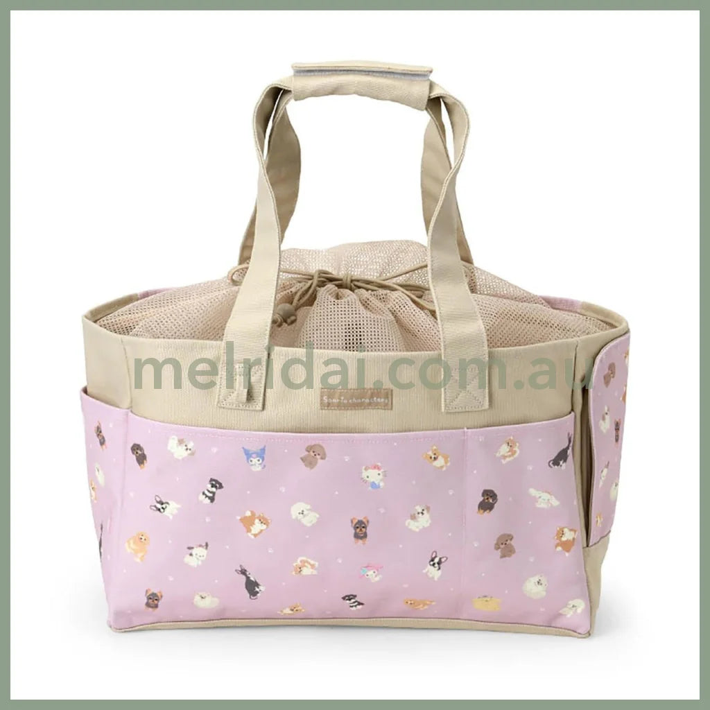 SANRIO | Dog Carrier Bag Travel - Friendly Tote Bag 44 x 18 x 28cm (Always Together My Pet)
