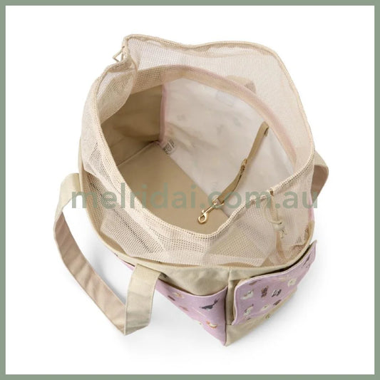 SANRIO | Dog Carrier Bag Travel - Friendly Tote Bag 44 x 18 x 28cm (Always Together My Pet)