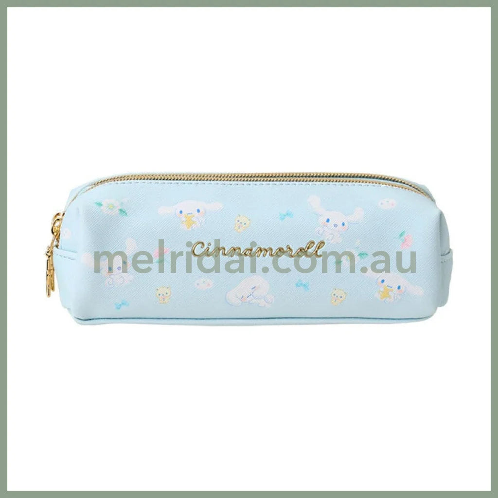 SANRIO | Double Zipper Pen Case Pencil Pouch 18.5×6×6cm (Cinnamoroll)