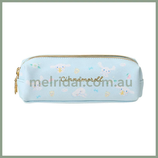 SANRIO | Double Zipper Pen Case Pencil Pouch 18.5×6×6cm (Cinnamoroll)