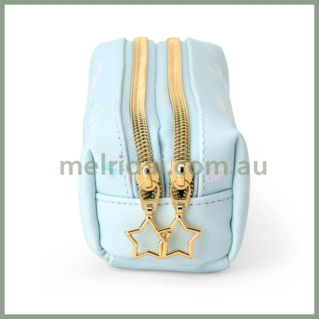 SANRIO | Double Zipper Pen Case Pencil Pouch 18.5×6×6cm (Cinnamoroll)
