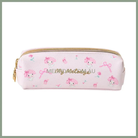 SANRIO | Double Zipper Pen Case Pencil Pouch 18.5×6×6cm (My Melody)