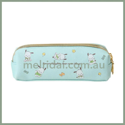 SANRIO | Double Zipper Pen Case Pencil Pouch 18.5×6×6cm (Pochacco)