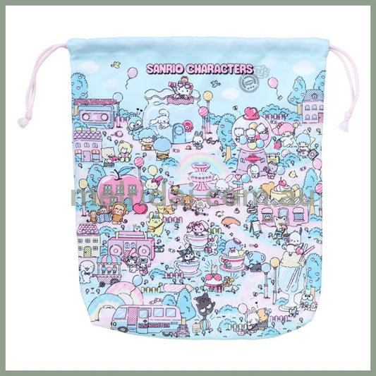 Sanrio | Drawstring Pouch/Bag 2Pcs 33×4.7×38Cm/19.5×1×24.5Cm(Fantasy Trip)