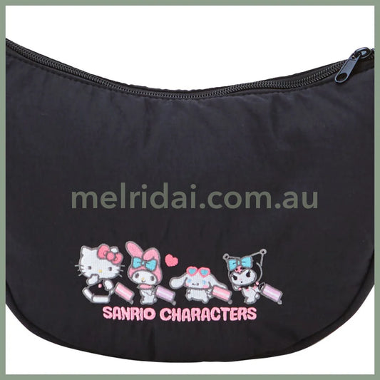 Sanrio | Embroidered Shoulder Bag 30×10×20Cm (Fantasy Trip)