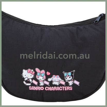 Sanrio | Embroidered Shoulder Bag 30×10×20Cm (Fantasy Trip)