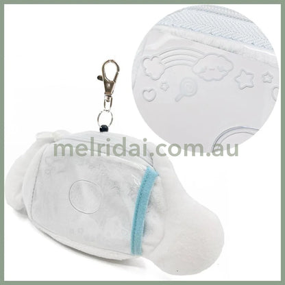 SANRIO | Face Pass Case Coin Case with Reel 218×142×68mm (Cinnamoroll)