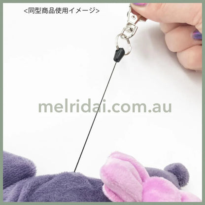 SANRIO | Face Pass Case Coin Case with Reel 218×142×68mm (Hello Kitty)
