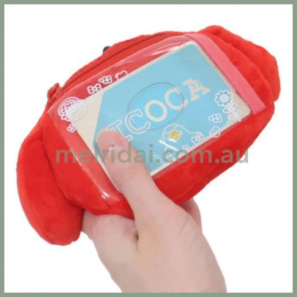 SANRIO | Face Pass Case Coin Case with Reel 218×142×68mm (My Melody)