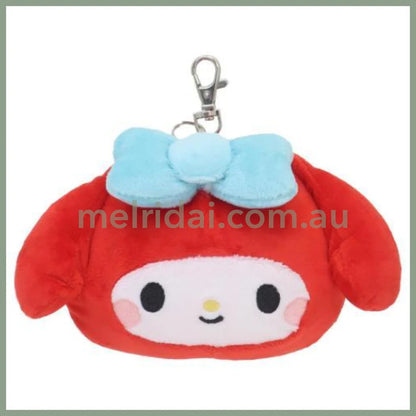 SANRIO | Face Pass Case Coin Case with Reel 218×142×68mm (My Melody)