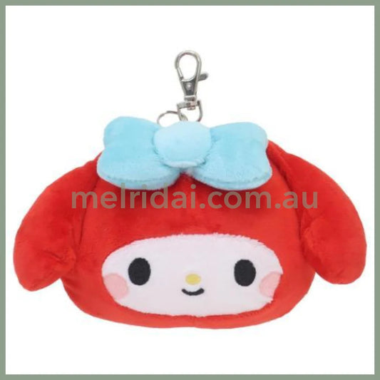 SANRIO | Face Pass Case Coin Case with Reel 218×142×68mm (My Melody)