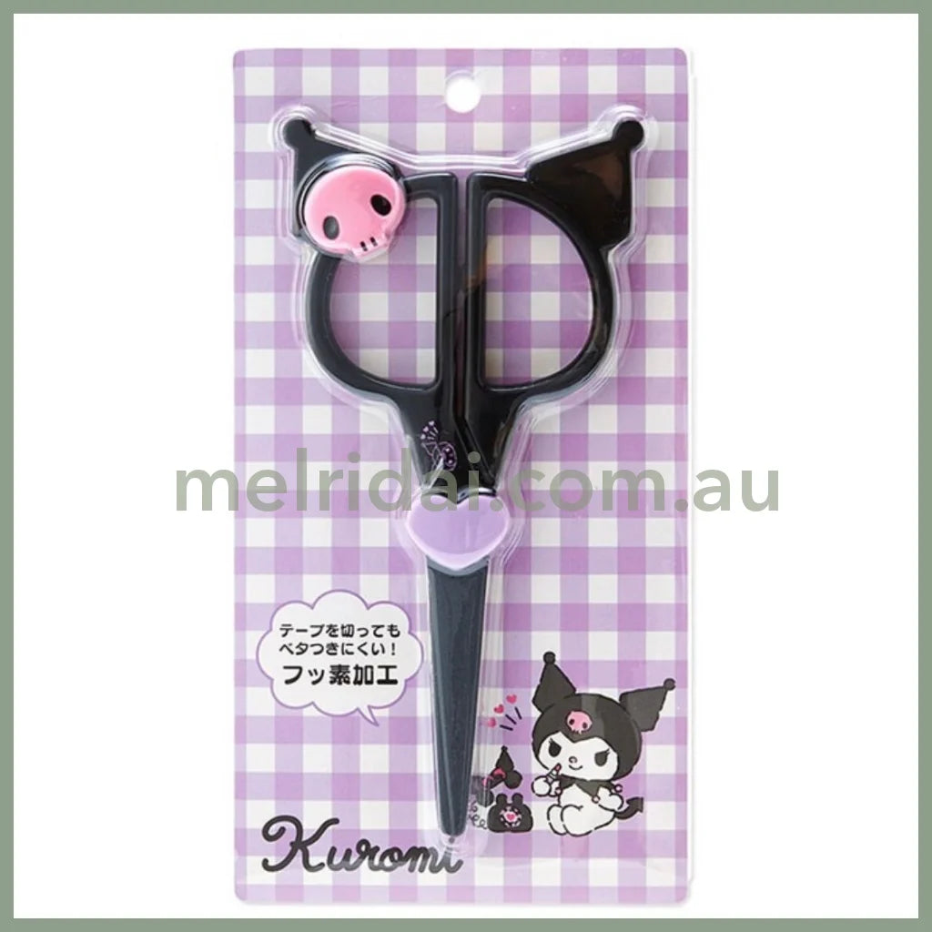 Sanrioface Shape Scissors Kuromi