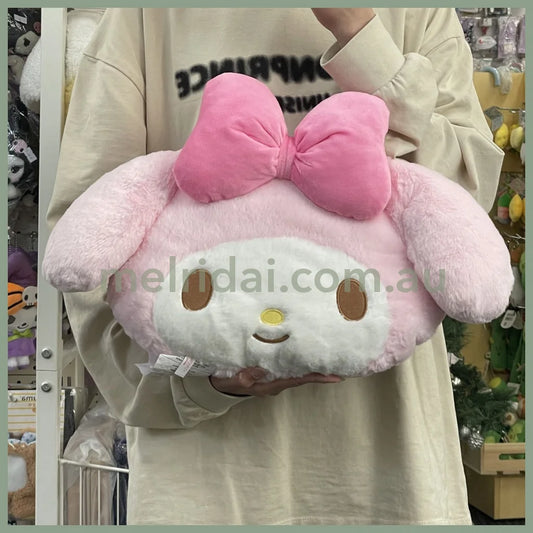 Sanrio | Face Shaped Cushion Plush Doll S 44×12×29Cm (My Melody)