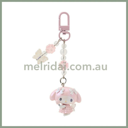 SANRIO | Fairy Keychain Phone Charm My Melody Strawberry Ver. W3.5 x H11 x D2 cm (My Melody 50th Anniversary)