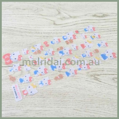 SANRIO | Fluffy Felt Sticker 90x175x1mm (Hello Kitty & Hello Mimmy & Tiny Chum)