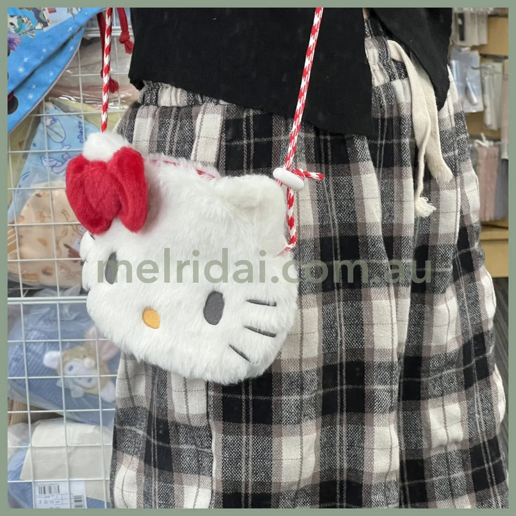 Sanrio | Fluffy Shoulder Bag 19.5Cm*2Cm*15.5Cm // Hello Kitty