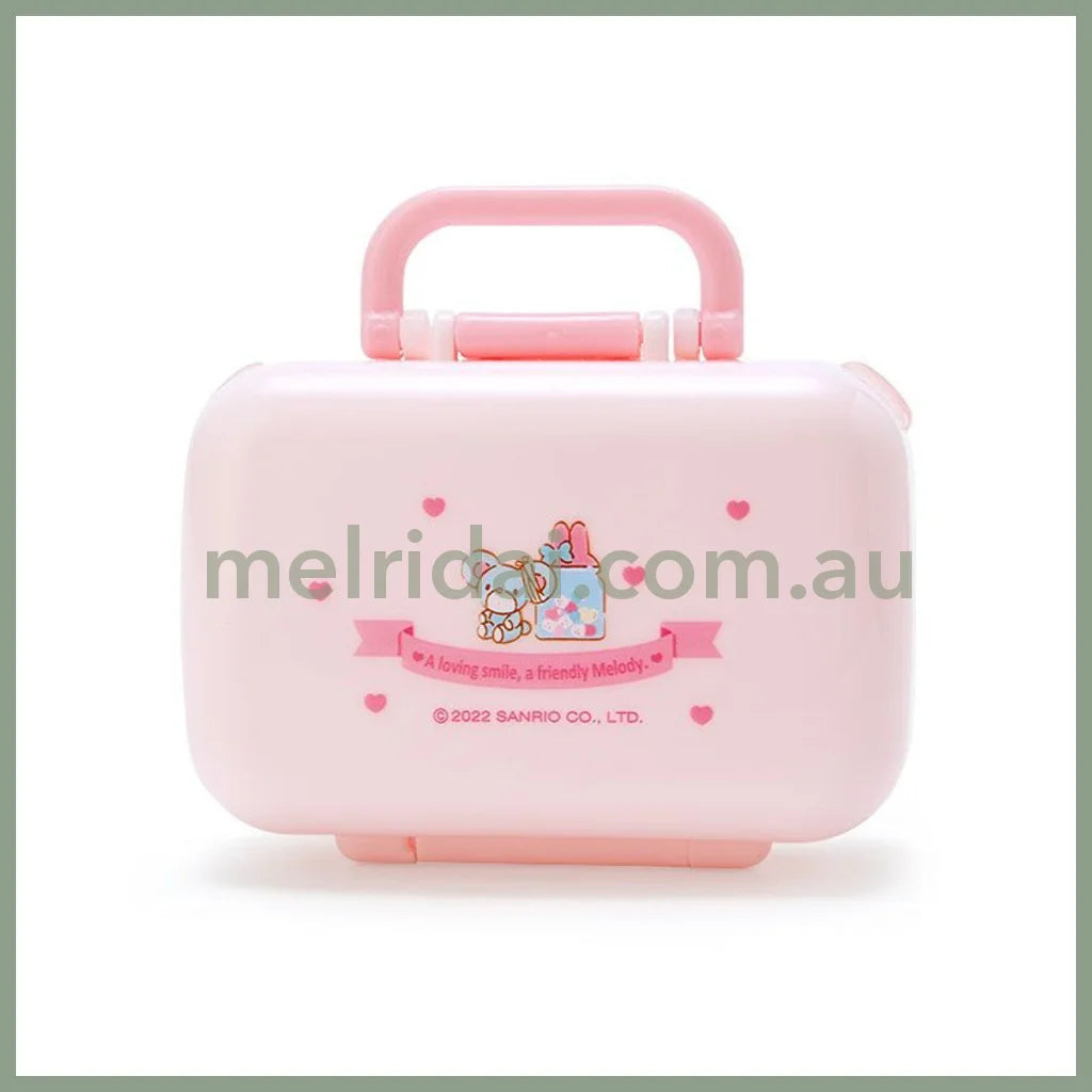 SANRIO | Foldable Compact Medicine Case 7.5×3.3×5.8cm (My Melody)