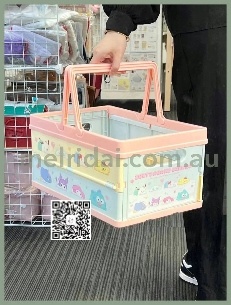 Sanriofoldable Storage Carry Basket 38×25×19 / // 10Kg