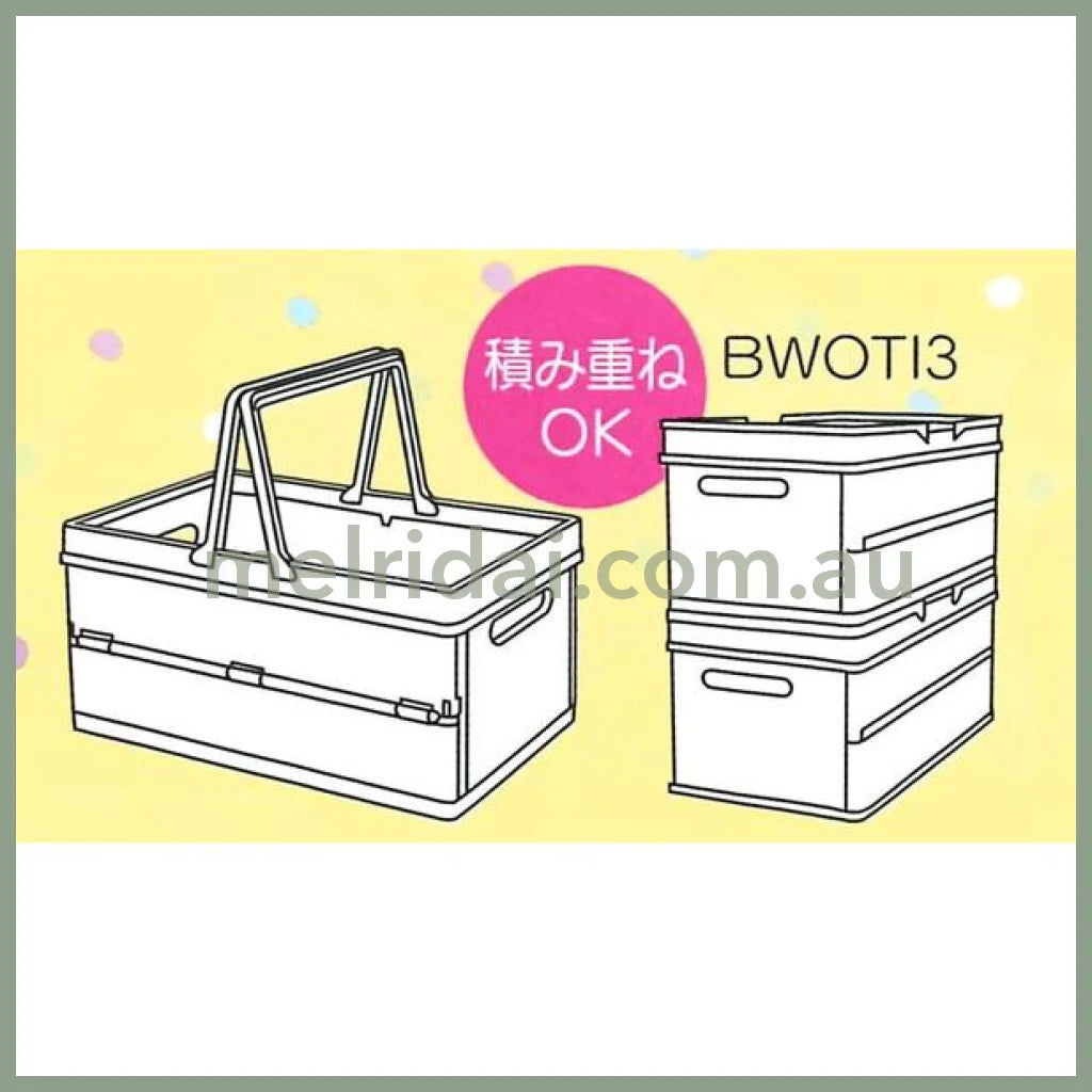 Sanriofoldable Storage Carry Basket 38×25×19 /