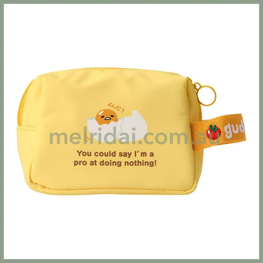 SANRIO | Gudetama Pouch 16.5×7.5×12.7cm (New Life 2025)