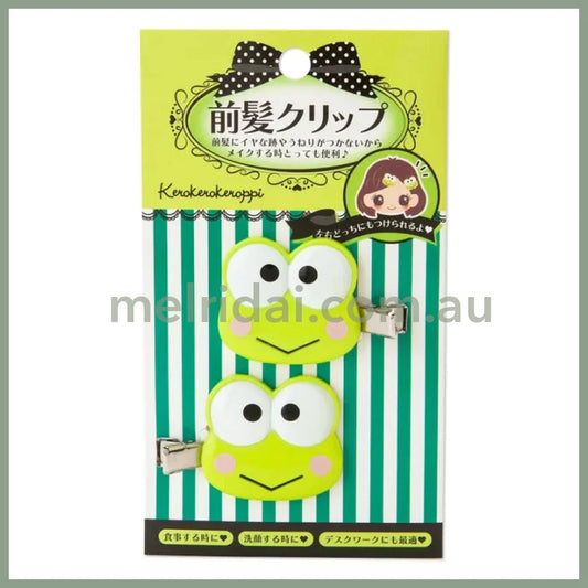 Sanriohair Clip 2 Set Kero Keroppi