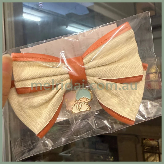 SANRIO | Hair Clip Multi Clip with Little Twin Stars Pin (Orange)