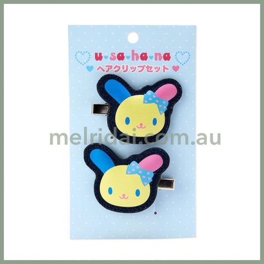Sanrio | Hair Clips (Heisei Character Ribbon) // Usahana