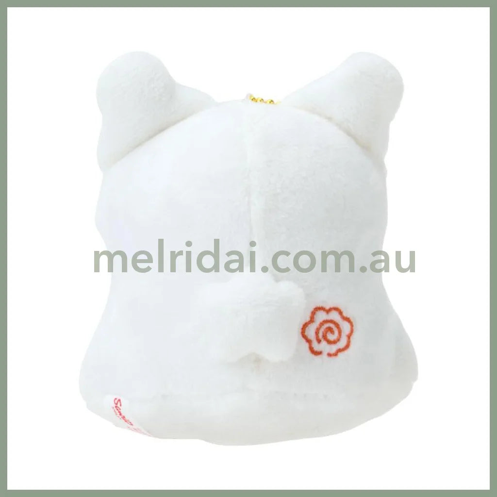 SANRIO | Hanamaru Obake Mascot Holder Plush Keychain 132 x 105 x 84cm (Standard)