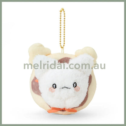 Sanrio | Hanamaruobake/Marumaru Mascot Holder Plush Keychain Donut 10.5×10×10.5Cm (Always Together!)