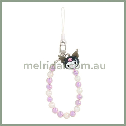 SANRIO | Hand Strap Smartphone Accessories Bag Charm Cute 1.2×1.2×18cm (Kuromi)