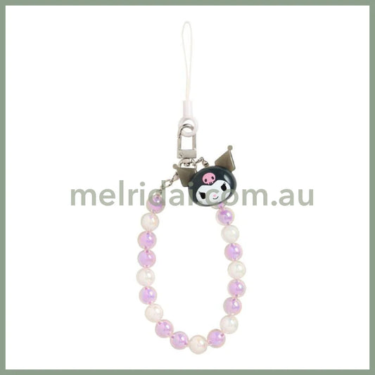 SANRIO | Hand Strap Smartphone Accessories Bag Charm Cute 1.2×1.2×18cm (Kuromi)