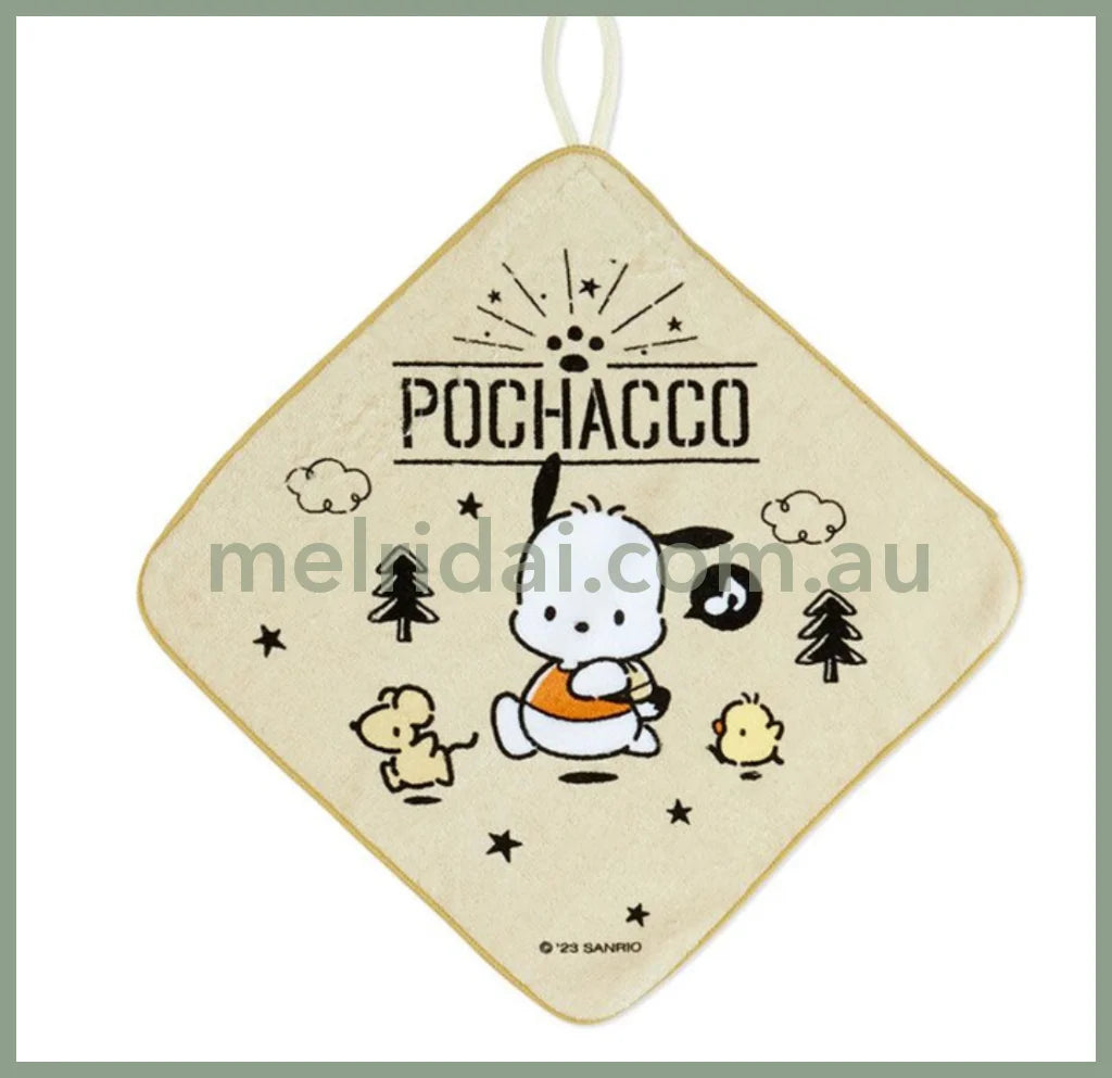 Sanriohand Towel With Loop Set Of 3 Pochacco 27 X 1Cm