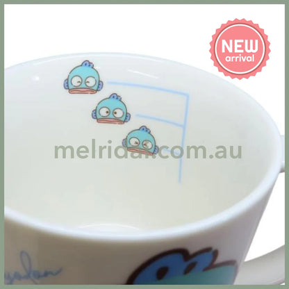 SANRIO | Hangyodon Ceramic Mug Cup can be used in the microwave and dishwasher 80×Φ88mm (Milk Balloon)