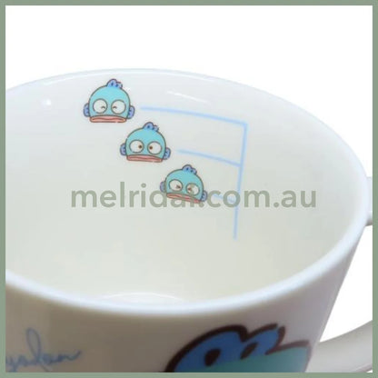 SANRIO | Hangyodon Ceramic Mug Cup can be used in the microwave and dishwasher 80×Φ88mm (Milk Balloon)