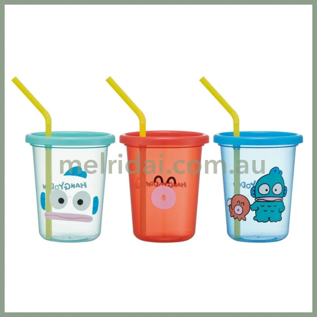 SANRIO | Hangyodon Cup/Tumbler Skater 320ml Set of 3