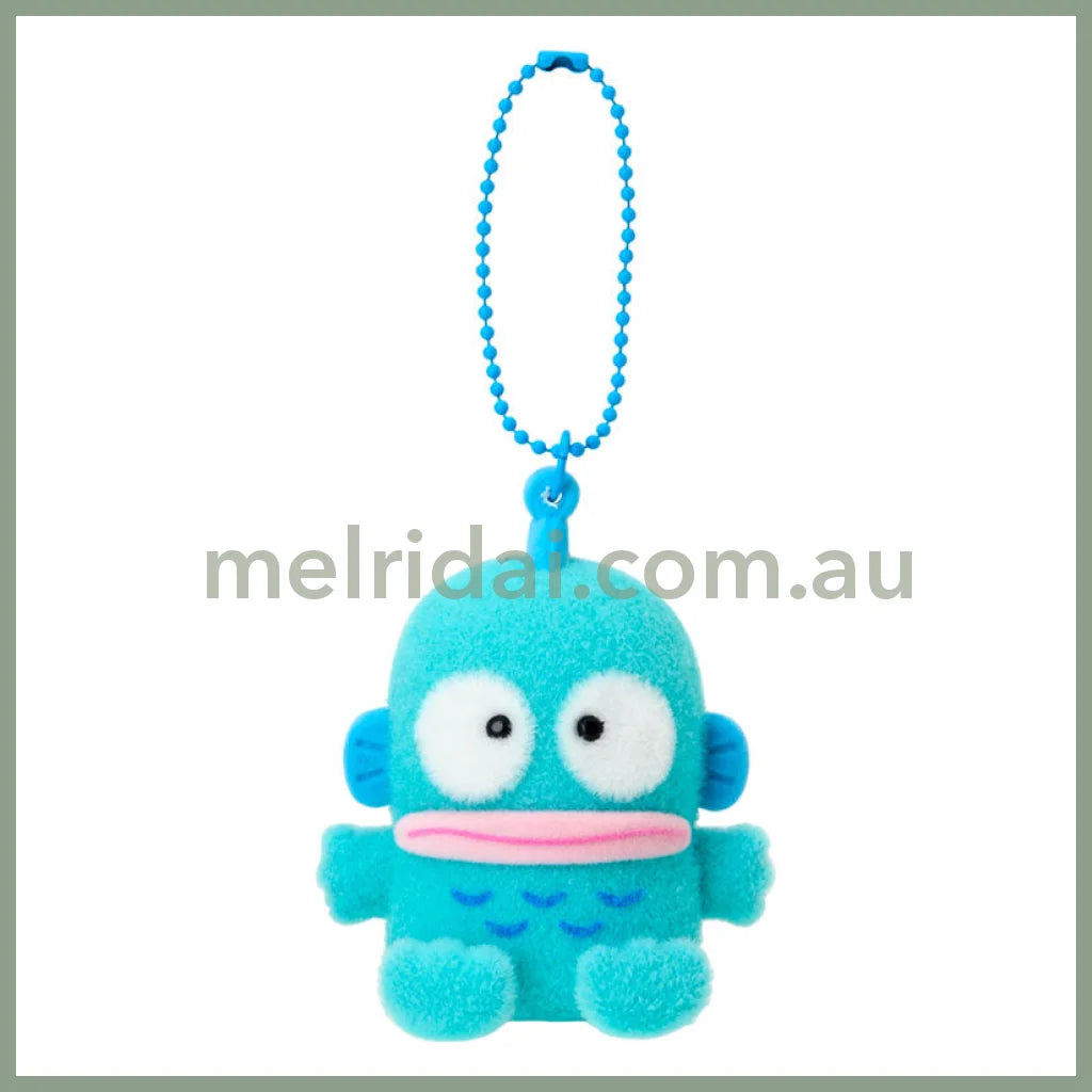 SANRIO | Hangyodon Flocky Mascot Holder Keychain Bag Charm 50×45×70mm