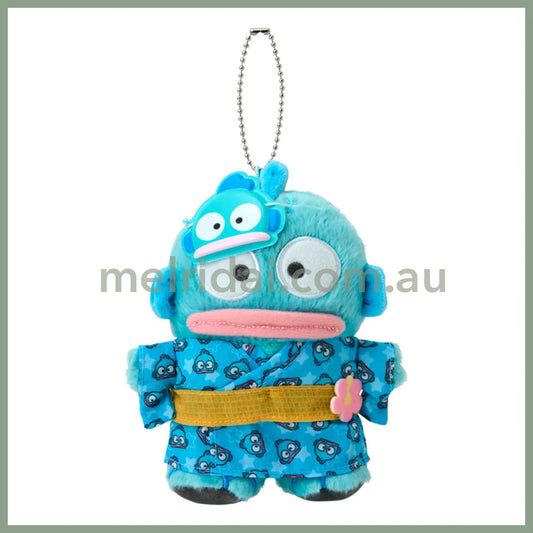 SANRIO | Hangyodon Mascot Holder Plush Keychain Bag Charm 10.5×6.5×14.5cm (Summer Festival Character!)