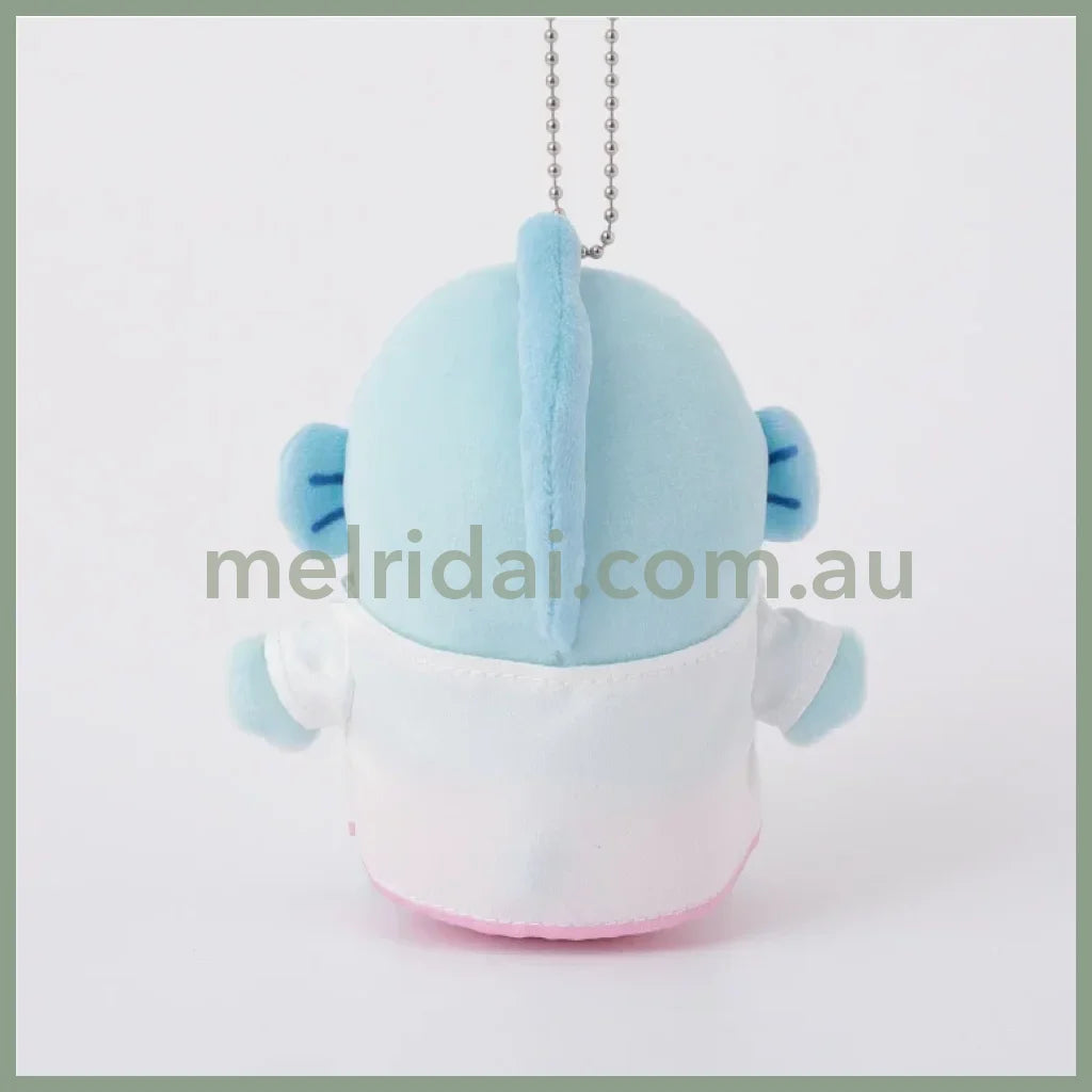 SANRIO | Hangyodon Mascot Holder Plush Keychain Bag Charm 10cm Approx. (Nurse Series)