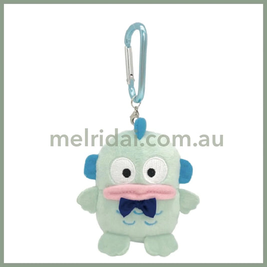 SANRIO | Hangyodon Mascot Holder Plush Keychain Bag Charm with Carabiner H9 x W9 x D6cm