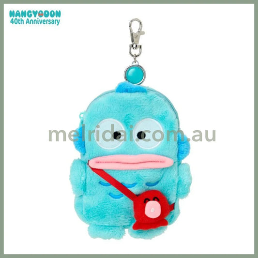 SANRIO | Hangyodon Pass Case with Reel 12×2.5×15cm (40th Anniversary Happy Life)